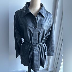 AG Jeans Chelsea Jacket in Black Size Medium